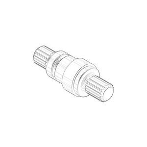 Aansluiting 12,15x37,2mm chr 04290611100-00