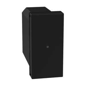 Light Now wisselschakelaar 10AX - 1 module - zwart