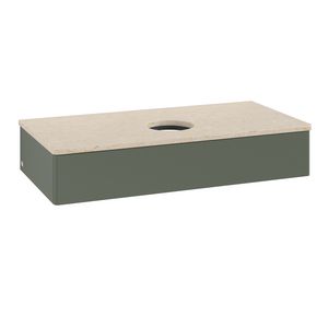 Wastafelonderkast Antao 1000x190x500mm L.Green Matt Lacquer K09013HL