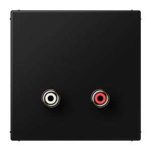 Afdekking zwart voor Cinch Audio LS990