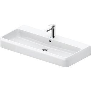 Qatego Wastafel Wit Hoogglans 1000mm 2382100000