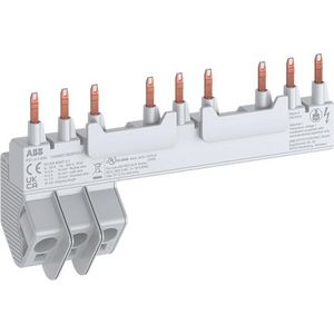 Kamrail 3x MS132-K+1 hulpcontact 65A