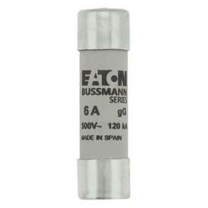 Zekering laagspanning 6A AC 500V 14x51 gL/gG met sla VVE=10