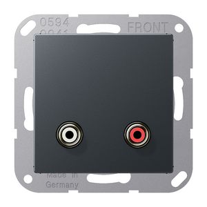 Afdekking A500 antraciet voor Cinch Audio