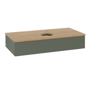 Wastafelonderkast Antao 1000x190x500mm L.Green Matt Lacquer K09051HL