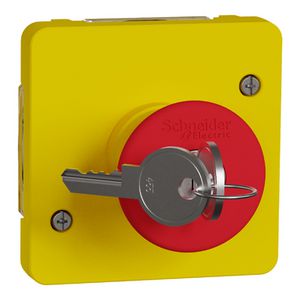 Inzetstuk Noodschakelaar Sleutel ontgrendeling IP5 Styl