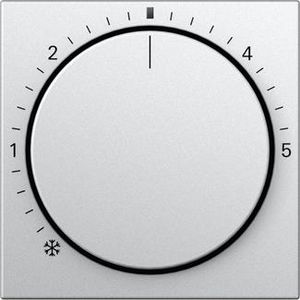 Afdekking ruimtetemperatuurregelaar ctrl.l. System 55 kl.alum.