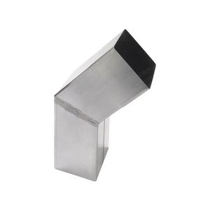 Zinken HWA bocht vierkant 45° verstek 80x80mm