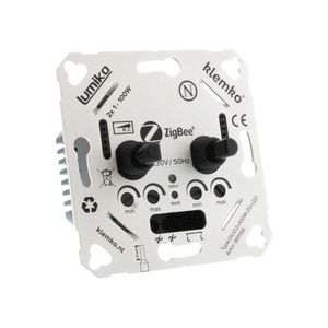 Universele duo leddimmer faseafsnijding 2x 100W Zigbee