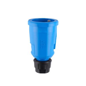 Koppelcontactstop geaard Hightech Elamid blauw VVE=10
