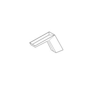 Uitloop 56,5x136,2x223,2mm chr