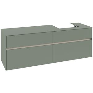 Wastafelonderkast Collaro 1600x548x500mm Soft Green C079B0AF
