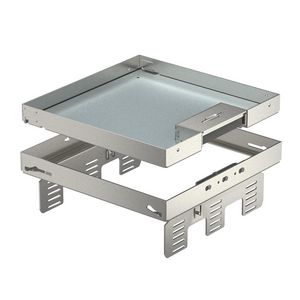 Vierkante cassette snoeruitgang 243x243mm rvs A2 1 7409240
