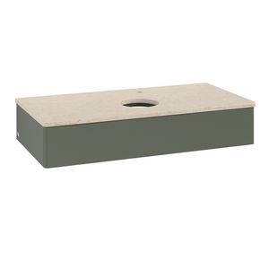 Wastafelonderkast Antao 1000x190x500mm L.Green Matt Lacquer K09053HL