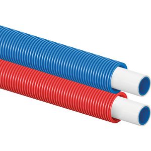 Rol a 50m. Buis Uni Pipe PLUS 25x2,5 +mantel 40/32 rood