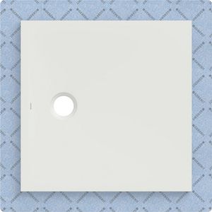 Douchevloer CleanFloor30 geïntegreerd met afdichtingsvlies wit: 80x80cm