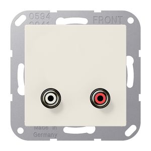 Afdekking AS500 wit voor Cinch Audio