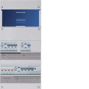 Groepenkast 6-groepenverdeler HS 3xALS 2P 30mA +F+T 3-fase