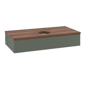 Wastafelonderkast Antao 1000x190x500mm L.Green Matt Lacquer K09112HL