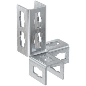 Verbindingshoek PFUF 3DL rvs A4 VVE=10