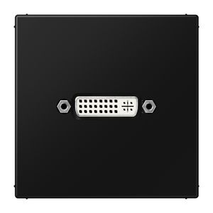 Afdekking zwart voor 1xDVI LS990