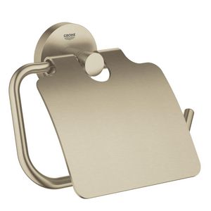Essentials closetrolhouder nickel geborsteld met klep