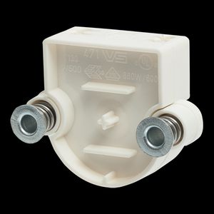 G13 lamphouder inbouw met veerplaat D 13mm VVE=25