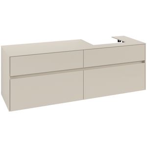 Wastafelonderkast Collaro 1600x548x500mm Cashmere Grey C07900VN