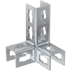 Verbindingshoek PFUF 3DR rvs A4 VVE=10