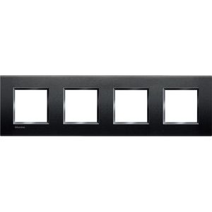 Afdekraam rechthoekig antraciet 4x2 mod. Livinglight