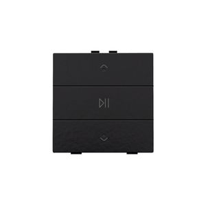Enkelvoudige audiobediening leds Home Control pianoblac