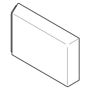 Houder Wandhouder links 60x12x35mm chr