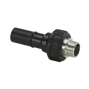 3-delige overgangskop. COOL-FIT 2.0/4.0 PE/RVS d40-R1.1/4"
