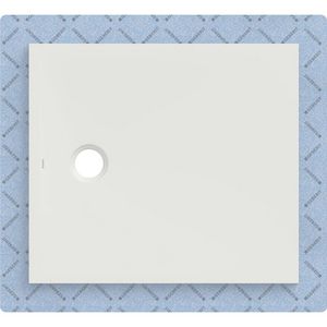 Douchevloer CleanFloor30 geïntegreerd met afdichtingsvlies wit: 90x80cm