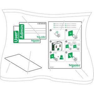 Set a 10st. RFID-tags EV-oplaadpunt met RFID-scanner Evlink