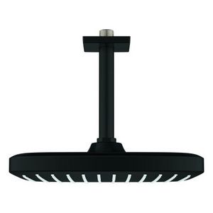 Tempesta 250 hoofdouche vierkant 142mm 9,5l/m Matte Black (mat zwart) (prof)