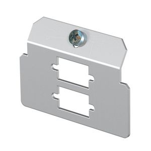 Dragerplaat 2 x gatenpatroon type D rvs A2 1.4301