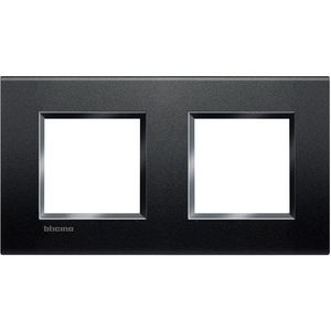 Afdekraam rechthoekig antraciet 2x2 mod. Livinglight VVE=10
