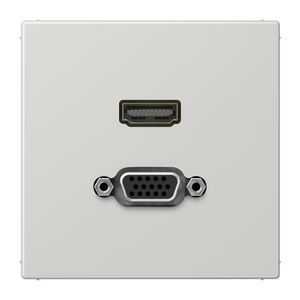Afdekking licht grijs v. HDMI/VGA LS990