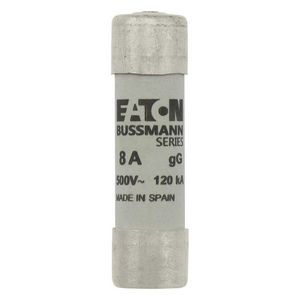 Zekering laagspanning 8A AC 500V 14x51 gL/gG met sla VVE=10