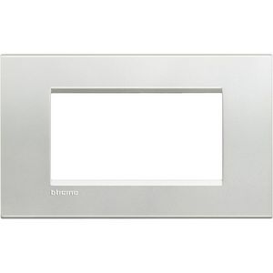Afdekraam rechthoekig Zilver 4 mod. Livinglight