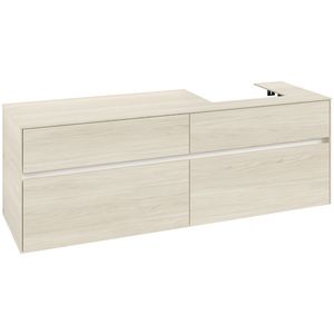 Wastafelonderkast Collaro 1600x548x500mm White Oak C07900AA