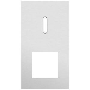 Afdekplaat 2-voud vertic. 71mm centerafst 155-56855