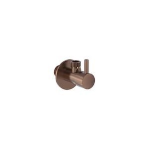 Hoekstopkraan 1/2"x3/8" geborsteld  mat koper PVD MAY