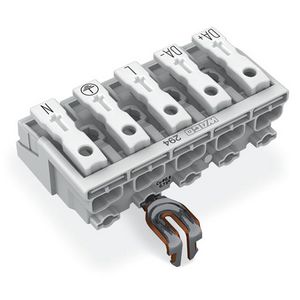 Kroonklem Drukknop extern PE-klikcontact 294-4235 VVE=250