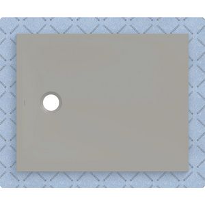 Douchevloer CleanFloor30 geïntegreerd met afdichtingsvlies grijs: 100x80cm