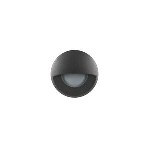 LED-Wandinbouwarmatuur 3000K 5W statisch asymm. extra verspe