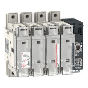 Lastscheider met zekering, Fupact GSD125, 125A, 4-polig, zek