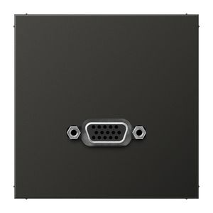 Afdekking antraciet voor 1xVGA LS