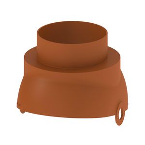 Scharnierkap FX Easy 140 terra tbv buis Ø125mm